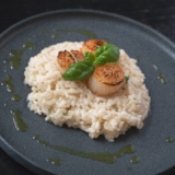 Seared Sea Scallops & Lemon Risotto